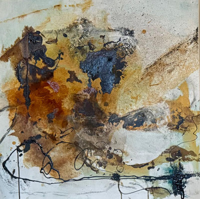 50x50x4cm auf Leinwand - freeMotion1- 2er Set - 1050