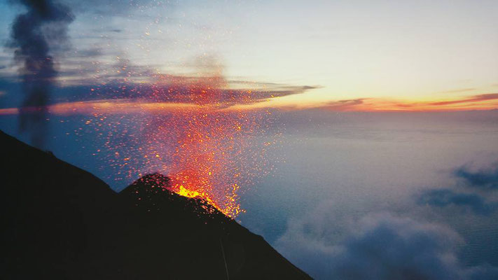 Stromboli, aktiver Vulkan, Äolisches Inselnarchipel