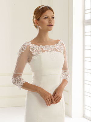 E179 - strech Tüll, Spitze - Fb. creme - Gr. XS-3XL