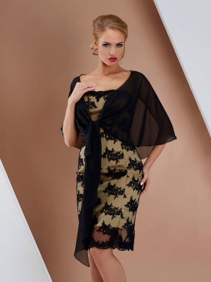 E13 - Chiffon - Fb. schwarz - Einheitsgröße