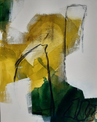 Mixed Media auf Leinwand 40x30cm