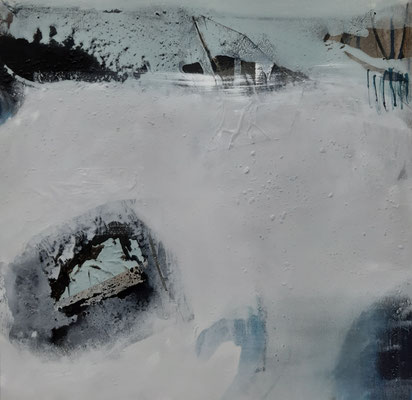 Collage, Acryl auf Leinwand 80x80cm, nicht verfügbar