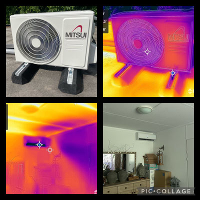 Mitsui Binnen en buitenunit met infraroodcamera 