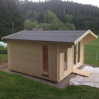 Gartenhaus BPP 6 - 2 28 mm (378 x 378 cm)