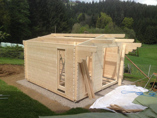 Gartenhaus BPP 6 - 2 28 mm (378 x 378 cm)