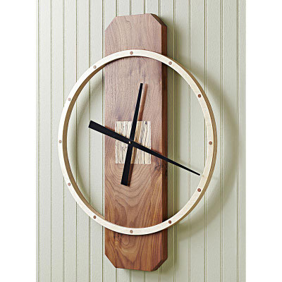 WOOD Magazine Wall Clock Plan & Parts
