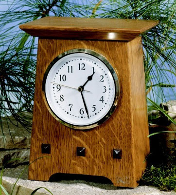 WOOD Magazine Arts & Crafts Mantel Clock Plan & Parts