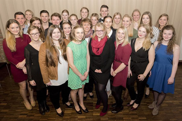 Examenssemester 2017 der Prof. Grewe Schule für Physiotherapie