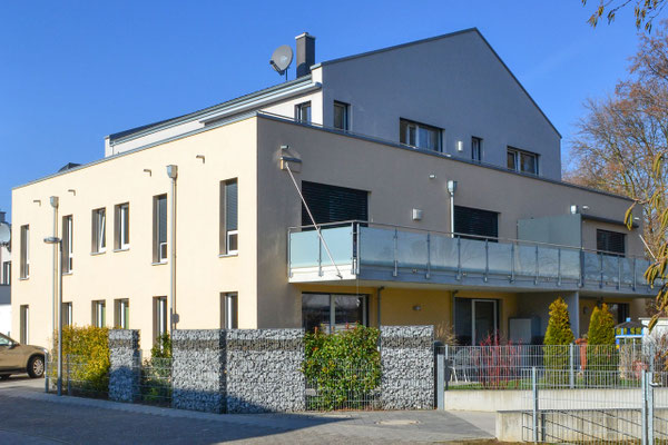 Planungsbüro Augustyn Neubau MFH Ingelheim Teilansicht Ost