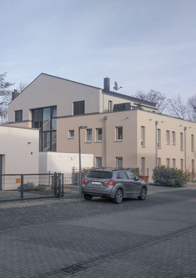 Planungsbüro Augustyn Neubau MFH Ingelheim Ansicht West