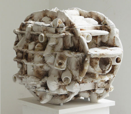 Andreas Jonak, 2013, Untitled , Plaster, Polyester, Steel, 65 cm x 75 cm x 75 cm