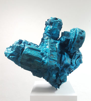Andreas Jonak, 2018," Cocoon II" (Front), Copper, 100 cm x 80 cm x 60 cm 