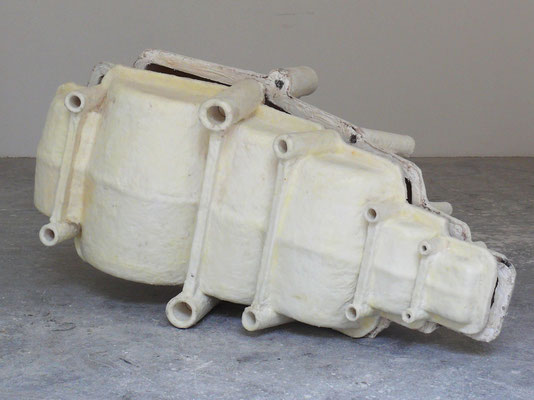 Andreas Jonak, 2013, Untitled, Steel, Plaster, Wax, 200 cm x 90 cm x 100 cm