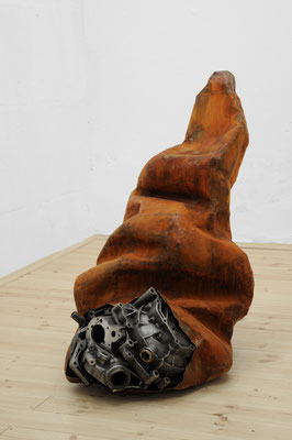 Andreas Jonak, 2021, "Oil", Steel, Aluminium, 100 cm x 70 cm x 100 cm