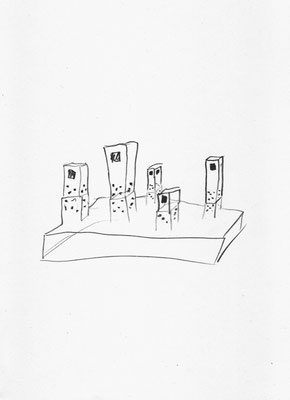 Andreas Jonak, 2024, "Landscape", Drawing, 28 cm x 20 cm
