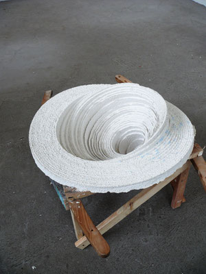 Andreas Jonak, 2011 "Untitled", Plaster, Wood, 60 cm x 80 cm x 70 cm