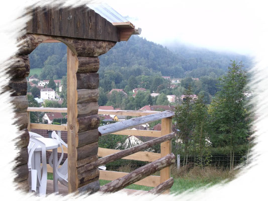 Yourte mongole et nature vosgienne