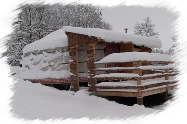 Yourte mongole et nature vosgienne