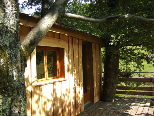 Cabane dans les arbres – Domaine du Châtelet Vosges