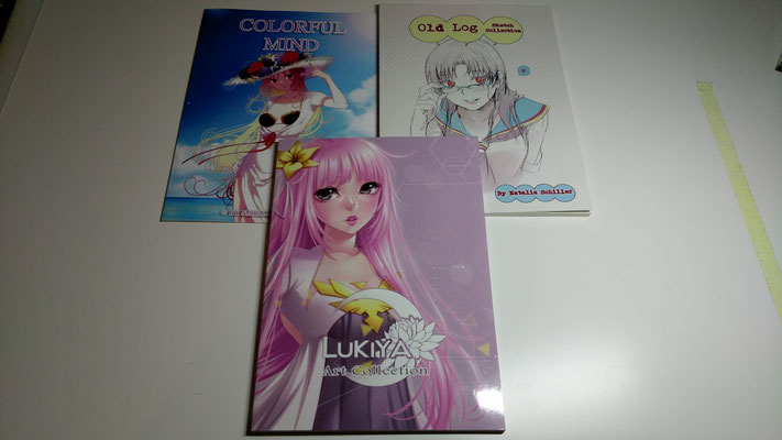 Artbooks von Oldschool-Girl und Lukiya