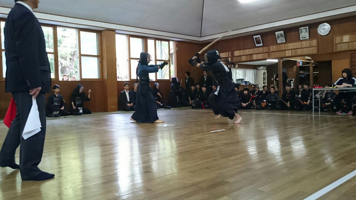 中学生の剣道試合