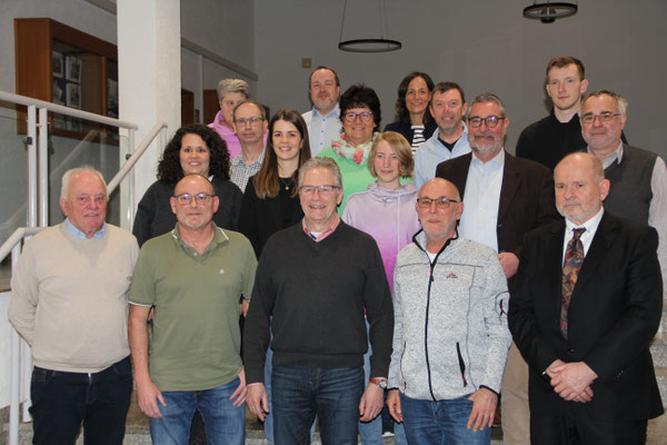 Der Vorstand und Jubilare