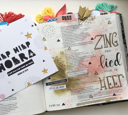 voorbeeld biblejournaling