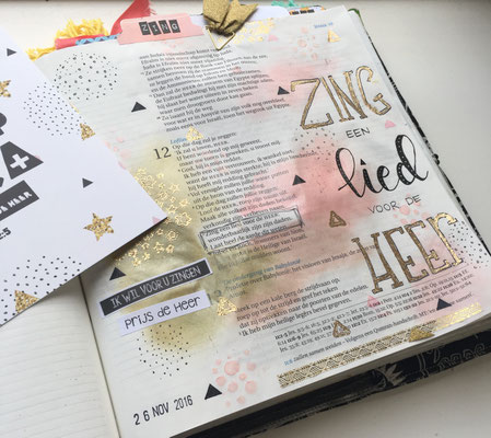 voorbeeld biblejournaling