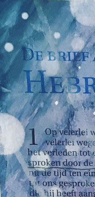 voorbeeld biblejournaling hebreeën 1