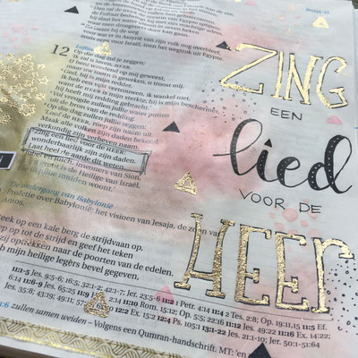 voorbeeld biblejournaling
