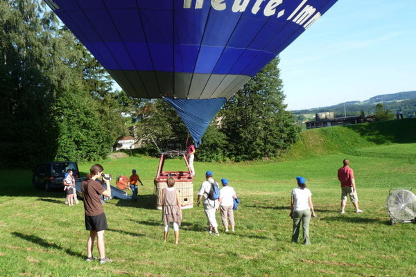 35 Meter hoch ist der Ballon! Gigantisch!