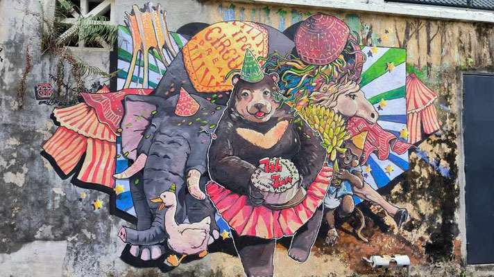 Murales a Ipoh (photo by Gabriele Ferrando - LA MIA ASIA)
