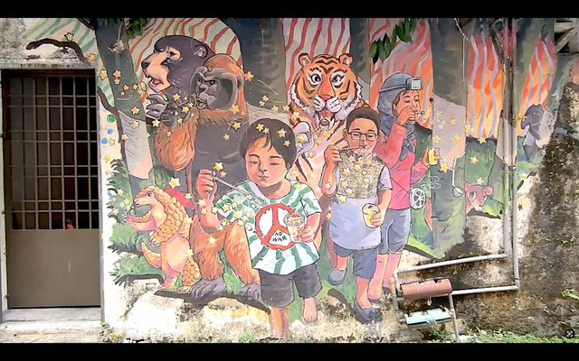 Murales a Ipoh (photo by Gabriele Ferrando - LA MIA ASIA)