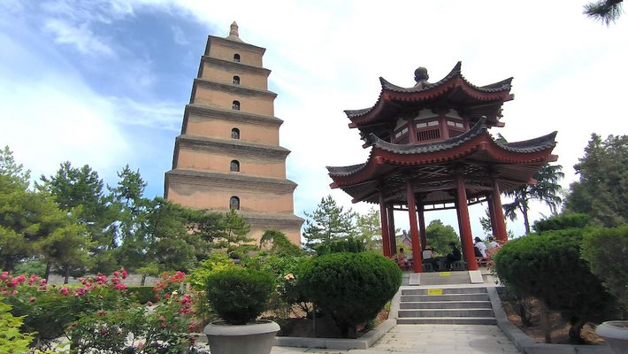 La Giant Wild Goose Pagoda a Xi'An (photo by Gabriele Ferrando - LA MIA ASIA)