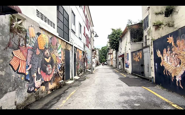 Murales a Ipoh (photo by Gabriele Ferrando - LA MIA ASIA)