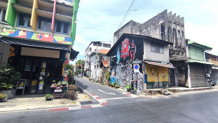 Uno dei murales nel centro di Songkhla Old Town, Thailandia (photo by Gabriele Ferrando - LA MIA ASIA)