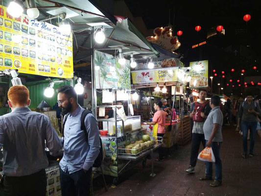 Le bancarelle alimentari di Jalan Alor - Kuala Lumpur (Photo by Gabriele Ferrando - LA MIA ASIA)