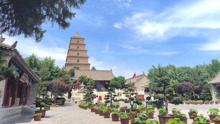 La Giant Wild Goose Pagoda a Xi'An (photo by Gabriele Ferrando - LA MIA ASIA)