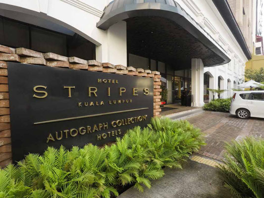 L'ingresso dell'Hotel Stripes a Kuala Lumpur (Photo by Gabriele Ferrando - LA MIA ASIA)