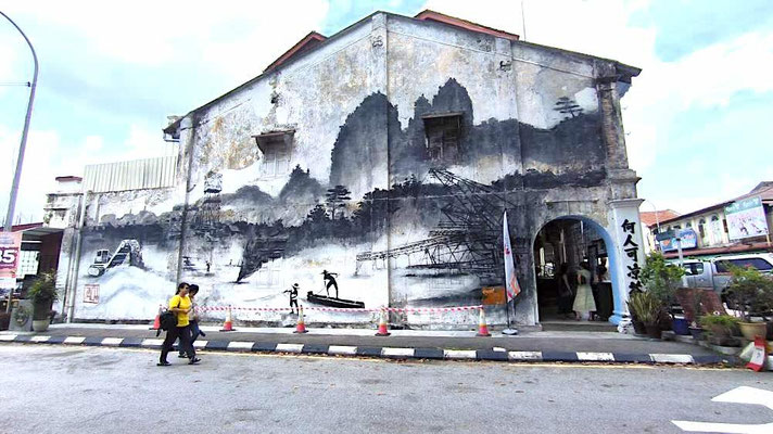 Murales a Ipoh (photo by Gabriele Ferrando - LA MIA ASIA)