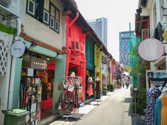 Haji Lane, la via più trendy del quartiere di Kampong Glam a Singapore (Photo by Gabriele Ferrando - LA MIA ASIA)