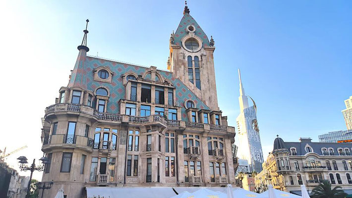 Europa Square a Batumi (photo by Gabriele Ferrando - LA MIA ASIA)