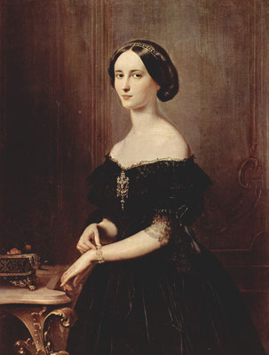 Isabel de Valdivieso, marquesa de Monteolivo. Por Francesco Hayez (1853).