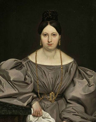 Teresa Jado, marquesa de Libertad. Esteban Riofrío (1833).