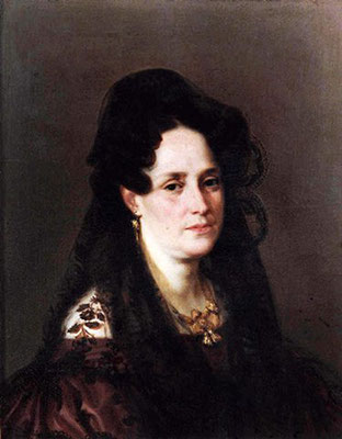 María Josefa Carrión, baronesa de Chaupicruz. Diego Benalcázar (1833).