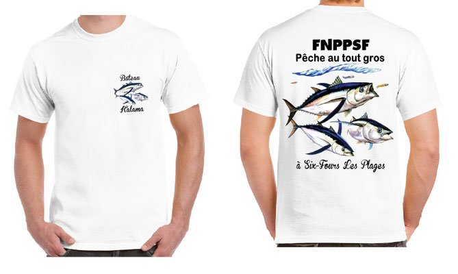 tshirt école de pêche