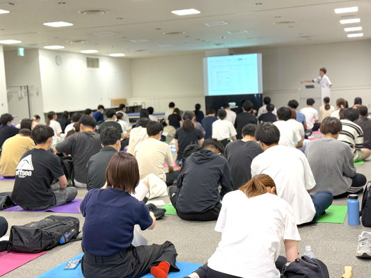 セミナー風景　PT OT 勉強会　ハンドリング　出口雅大　１