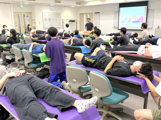 セミナー風景　PT OT 勉強会　股関節　湯田健二　５