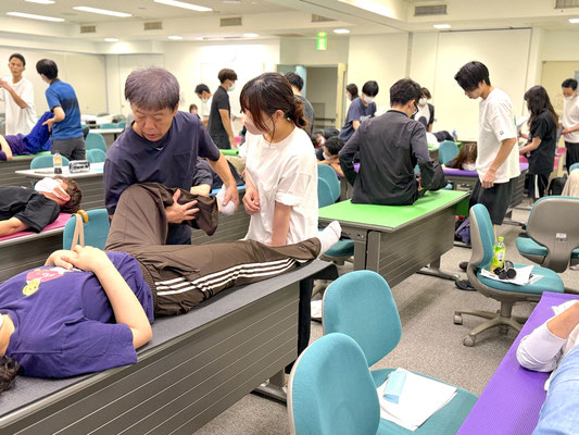 セミナー風景　PT OT 勉強会　股関節　湯田健二　４