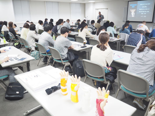 セミナー風景　橈骨遠位端骨折に対するリハビリテーション２